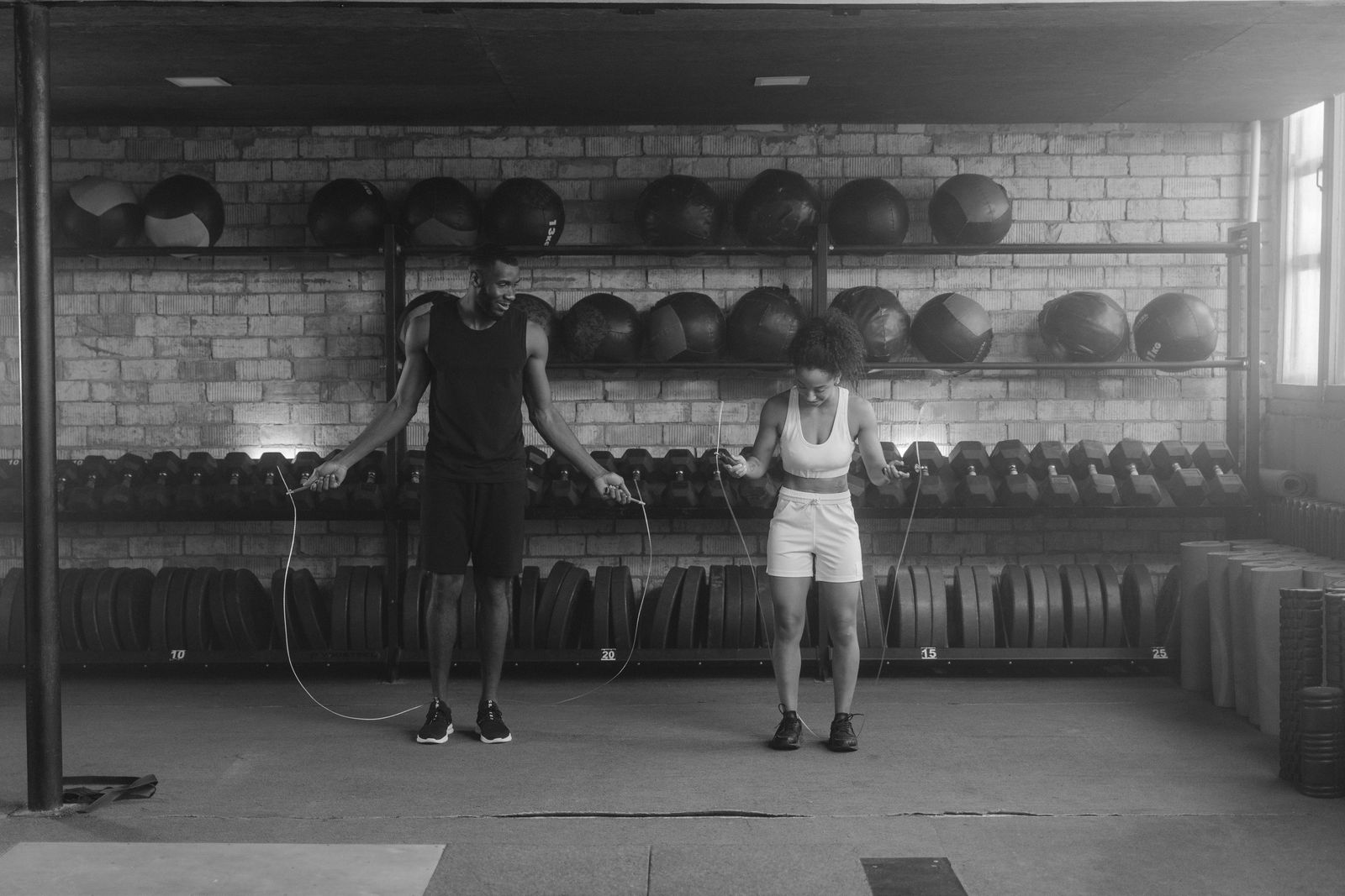 working out